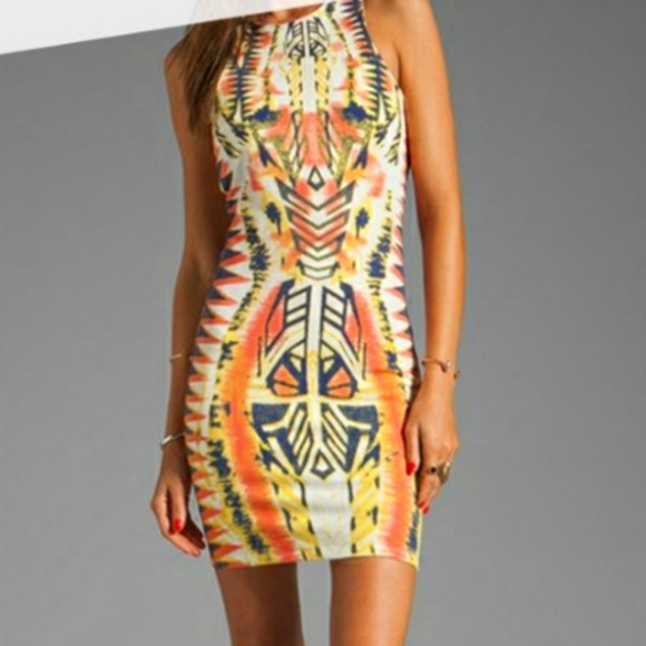 Bardot Dresses & Skirts - BARDOT TRIBAL PRINT MINI DRESS ..SIZE S